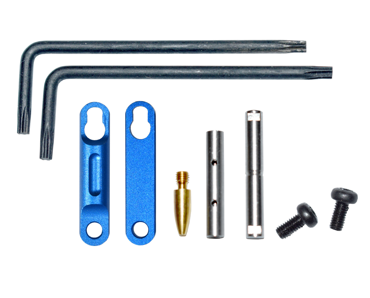 AR Precision Non Rotating Trigger and Hammer Pin and Plate Kit, with Anti Walk Pin and Retainer Plates - Black ((ATWP01)