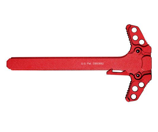 Ambi Replacement Charging Handle for S&W M&P 15-22, Aluminum, Patented Design, Aluminum, RED (CHMPA1522-R)