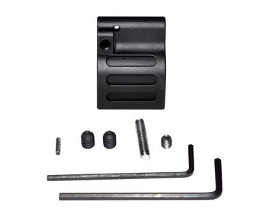 Adjustable Low Profile Gas Block, 0.625"Black Steel (GBA625)