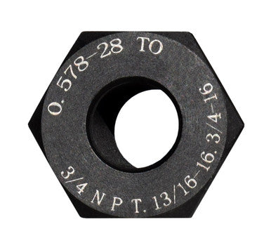 Barrel Muzzle Thread Adapter Converter .578-28 RH to 3/4 NPT / 13/16x16 / 3/4x16 [NUT05)