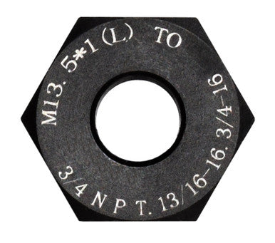 Barrel Muzzle Thread Adapter Converter M13.5x1 LH to 3/4 NPT / 13/16x16 / 3/4x16 [NUT07)