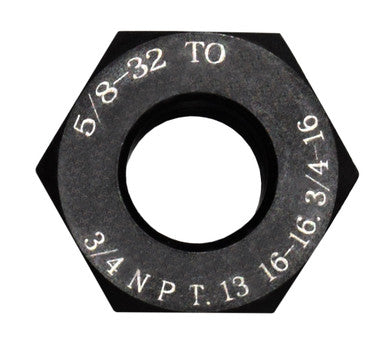 Barrel Muzzle Thread Adapter/Converter 5/8-32 RH to 3/4 NPT / 13/16x16 / 3/4x16 [NUT08)