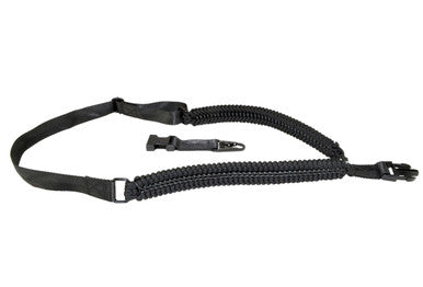 Tactical Single Point Sling AR Clip Style, All Black Paracord [1PPS-B]