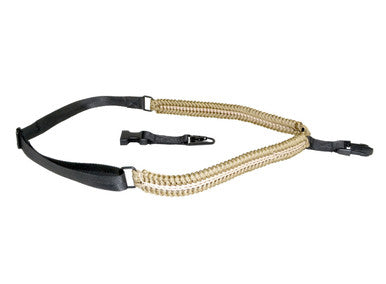 Tactical Single Point Sling AR Clip Style, Tan Paracord [1PPS-T]