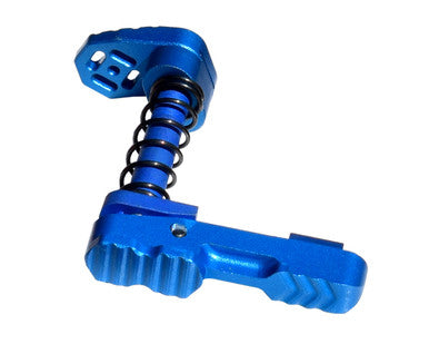 Presma AR-15 Ambidextrous Extended Modular Magazine Release & Catch Button, Dark Blue [AAMRK01-DBL]