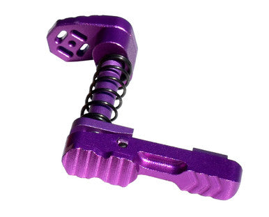 Presma AR-15 Ambidextrous Extended Modular Magazine Release & Catch Button, Purple [AAMRK01-PUR]