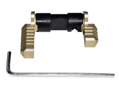 223/5.56/308 Aluminum and Steel Ambidextrous Safety Selector Switch, Gold [AASS02-G]