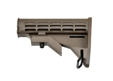 Commercial Adjustable Stock w/ Sling Adapter, Tan [AAST02-T]