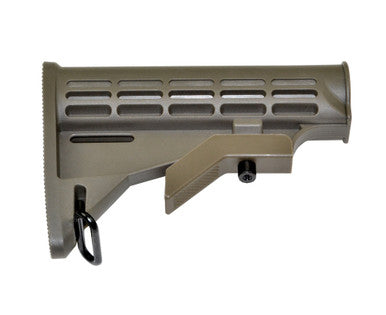 Mil-Spec Adjustable Stock w/ Sling Adapter, Green [AAST07-G]