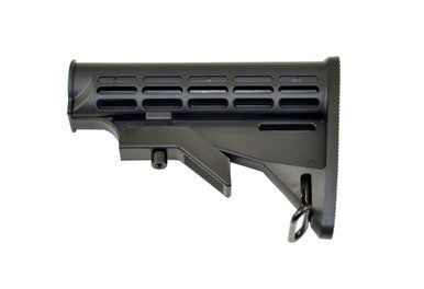 Mil-Spec Adjustable Stock w/ Sling Adapter, Black [AAST07]