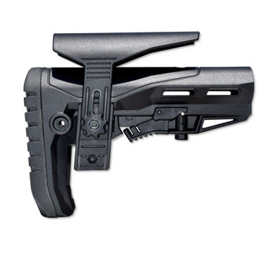 AAST30 Mil-Spec Enhanced Stock with Polymer Cheek Riser + Screwed, Rubberized Recoil Pad [AAST30]