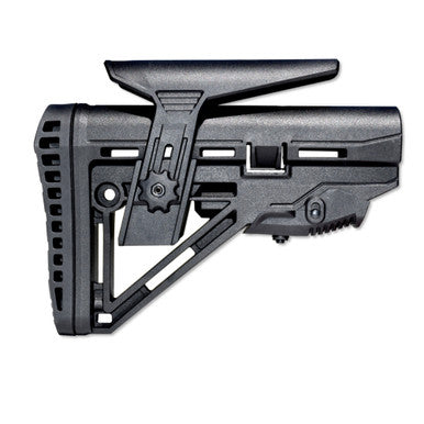 AAST32 Mil-Spec Enhanced Stock - Advanced  Recoil Dampener Suspension System, Polymer Cheek Riser + Screwed, Rubberized Recoil Pad [AAST32]