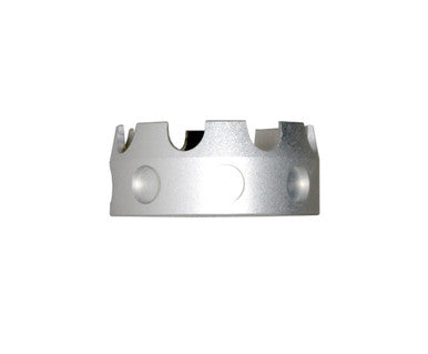 Aluminum Castle Nut for AR .223/5.56/.308 Buffer Tube Receiver End Plates, Silver [ABNT03-S]