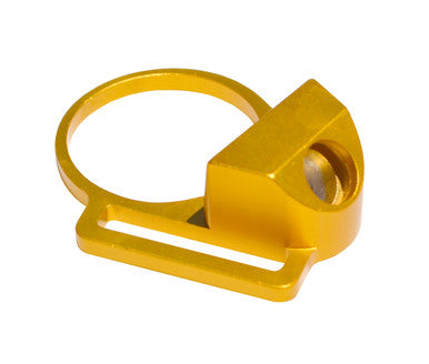 Aluminum Receiver End Plate with 1" Sling Adapter for .223/5.56/.308 Buffer Tubes, Gold [ABTA10-GL]
