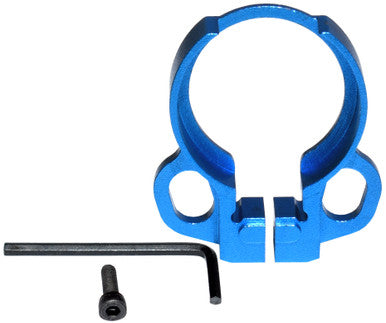 Aluminum Receiver End Plate with Dual Sling Clip Type Adapters for .223/5.56/.308 Buffer Tubes, Dark Blue [ABTA13-DBL]