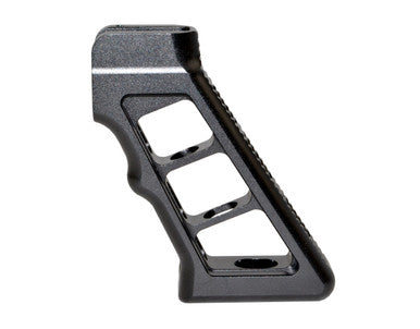 AR Skeletonized Rear Pistol Style Grip, Black Anodized Aluminum [GP29]