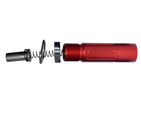 3.5" AR .223/5.56 Short Buffer Tube System, Red [AS5P14-R]