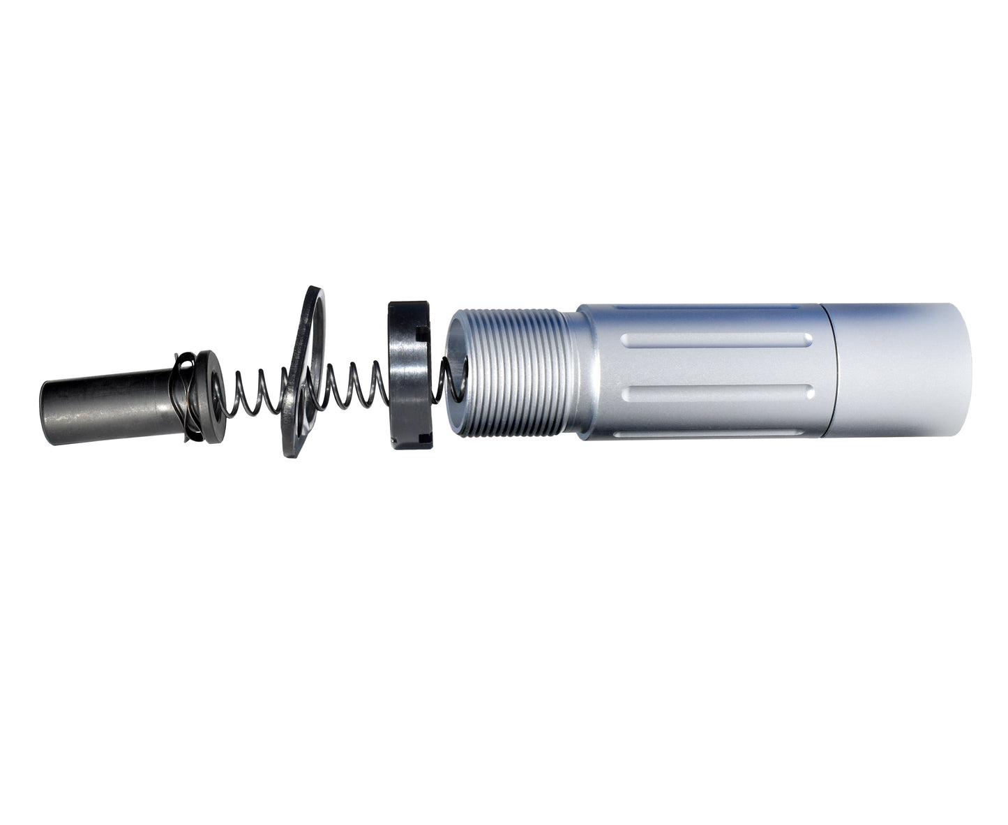 3.5" AR .223/5.56 Short Buffer Tube System, Silver [AS5P14]