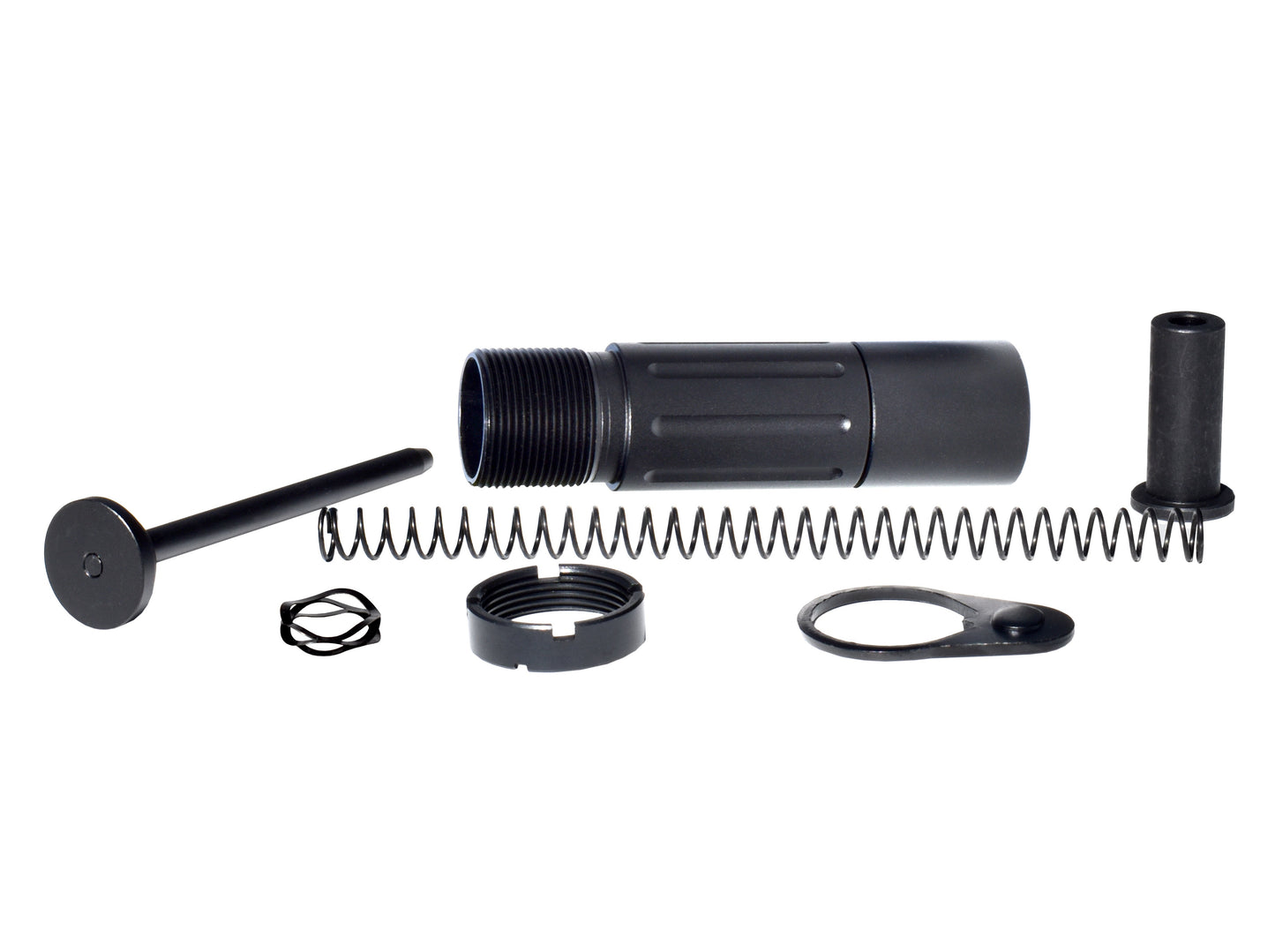 3.5" AR .223/5.56 Short Buffer Tube System, Black [AS5P14]