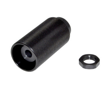 1/2"x28 Muzzle Brake for 223/5.56, Blast Forwarding Sound Redirect, Steel, Black [MZ-04-01-B]