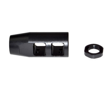 5/8x24 .308 Competition Grade Muzzle Brake, Steel with Black Phosphate Finish - AR-15 [MZ-06-02-B]