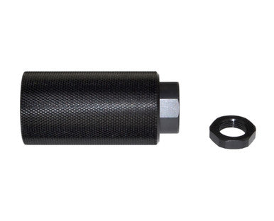 1/2x36 Muzzle Brake for 9mm - Blast Forwarding - Steel - Black [MZ-04-03-B]