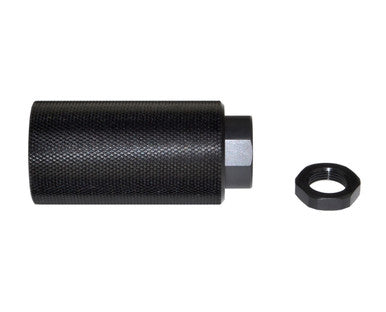 5/8x24 Muzzle Brake with Blast Forwarding, Outer Aluminum, Inner Steel with Black Phosphate Finish - AR-10 LR .308/7.62 NATO [MZ-04-02-B]