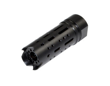 5/8x24 Muzzle Brake for .308 AR-10 LR-308, Steel, Black [MZ-25-02-B]
