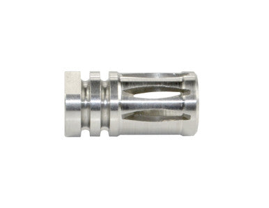1/2x28 A2 Flash Hider .223/5.56 Bird Cage Style, Stainless Steel (MZ-21-01-SS)