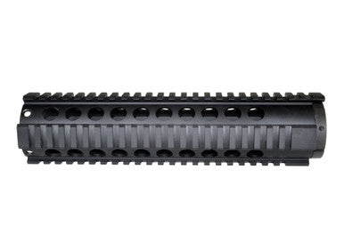 10" AR-15 Quad Rail Free Float Handguard - Includes End cap / Spacer, Wide 1.81" ID [AT3MC]