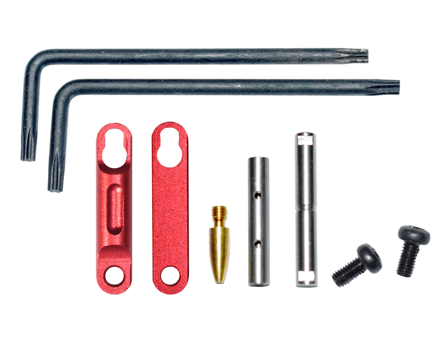 AR Precision Non Rotating Trigger and Hammer Pin and Plate Kit, with Anti Walk Pin and Retainer Plates - Black ((ATWP01)