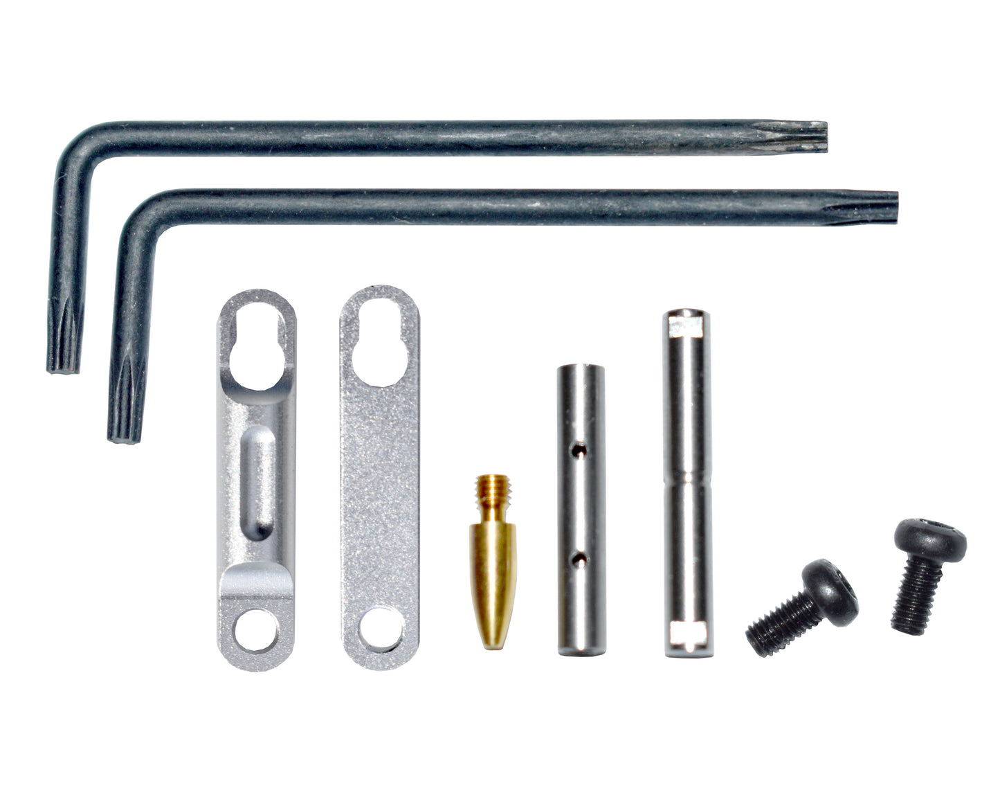 AR Precision Non Rotating Trigger and Hammer Pin and Plate Kit, with Anti Walk Pin and Retainer Plates - Black ((ATWP01)