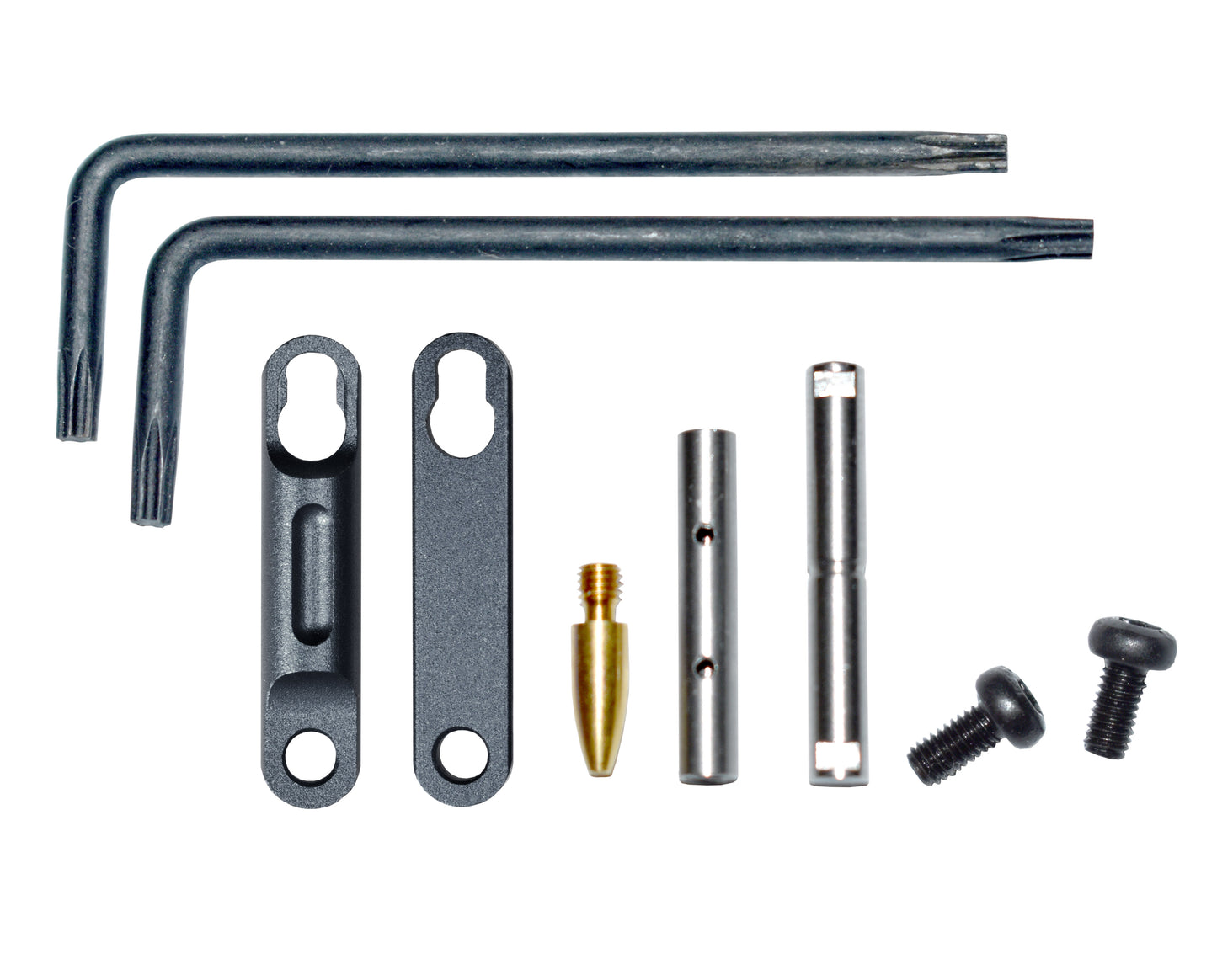 AR Precision Non Rotating Trigger and Hammer Pin and Plate Kit, with Anti Walk Pin and Retainer Plates - Black ((ATWP01)