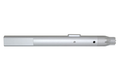 .308 Barrel Vise Block Rod with New Torque Block for .936"- AR-10 LR-308, Silver [AV3-G2-S]
