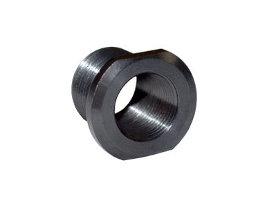 1/2x28 to 5/8x24 Barrel Thread Adapter - 0.67" length - Carbon Steel - Black [BTAP01]