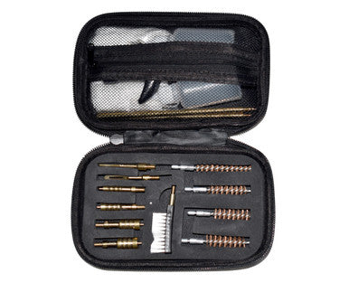 Universal Handgun Cleaning kit .22/.357/.38/9mm/.45 Caliber Pistol, Bronze Bore Brush and Brass Jag Adapter [CC05]