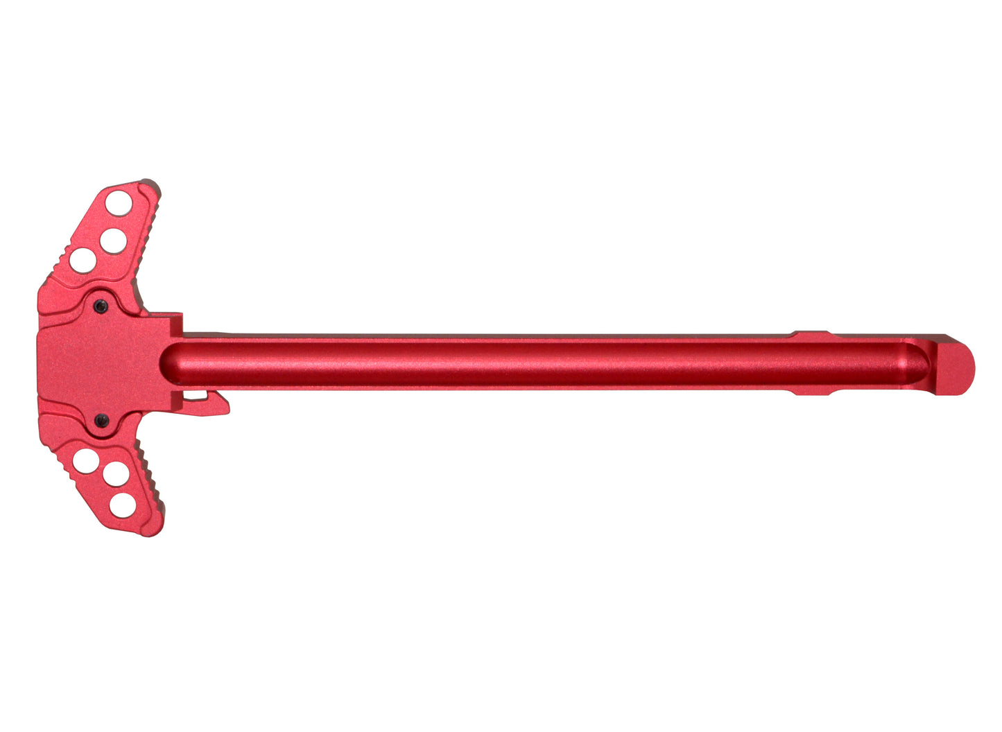 AR15 Ambi Replacement Charging Handle for AR-15 .223/5.56, Aluminum, RED [CH03-R]