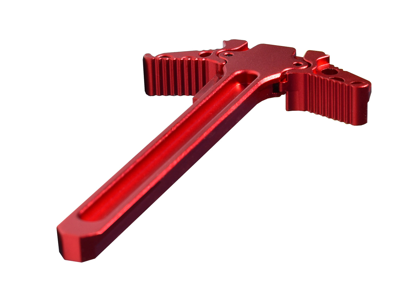 Ambi Replacement Charging Handle for S&W M&P 15-22, Aluminum, Patented Design, Aluminum, RED