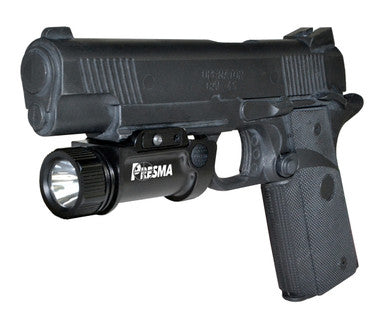 Presma FL03 Pistol / Handgun Tactical Light (1000 Lumens, Rail-Mounted, Rechargeable) [FL03]