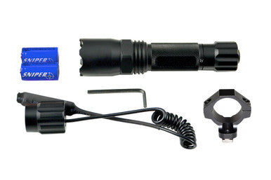 Tactical LED Flashlight with M-LOK Ring, 260 Lumens [FLML02]