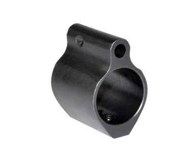 Low Profile Gas Block for AR-15 Standard Barrels 0.750", Black Steel [GBA750]