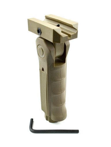 Tactical 5 Position Folding Foregrip, Tan [GP02-T]