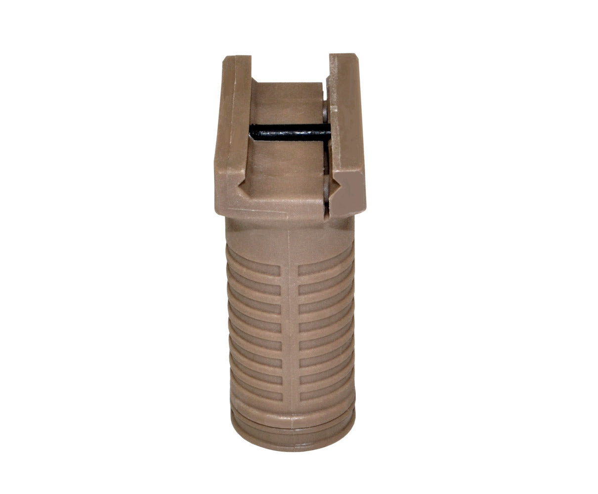 Fixed Polymer Stubby Picatinny Foregrip, Tan [GP23-T]