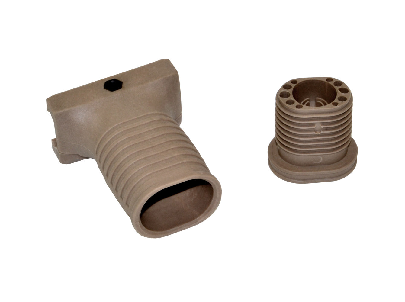 Fixed Polymer Stubby Picatinny Foregrip, Tan [GP23-T]