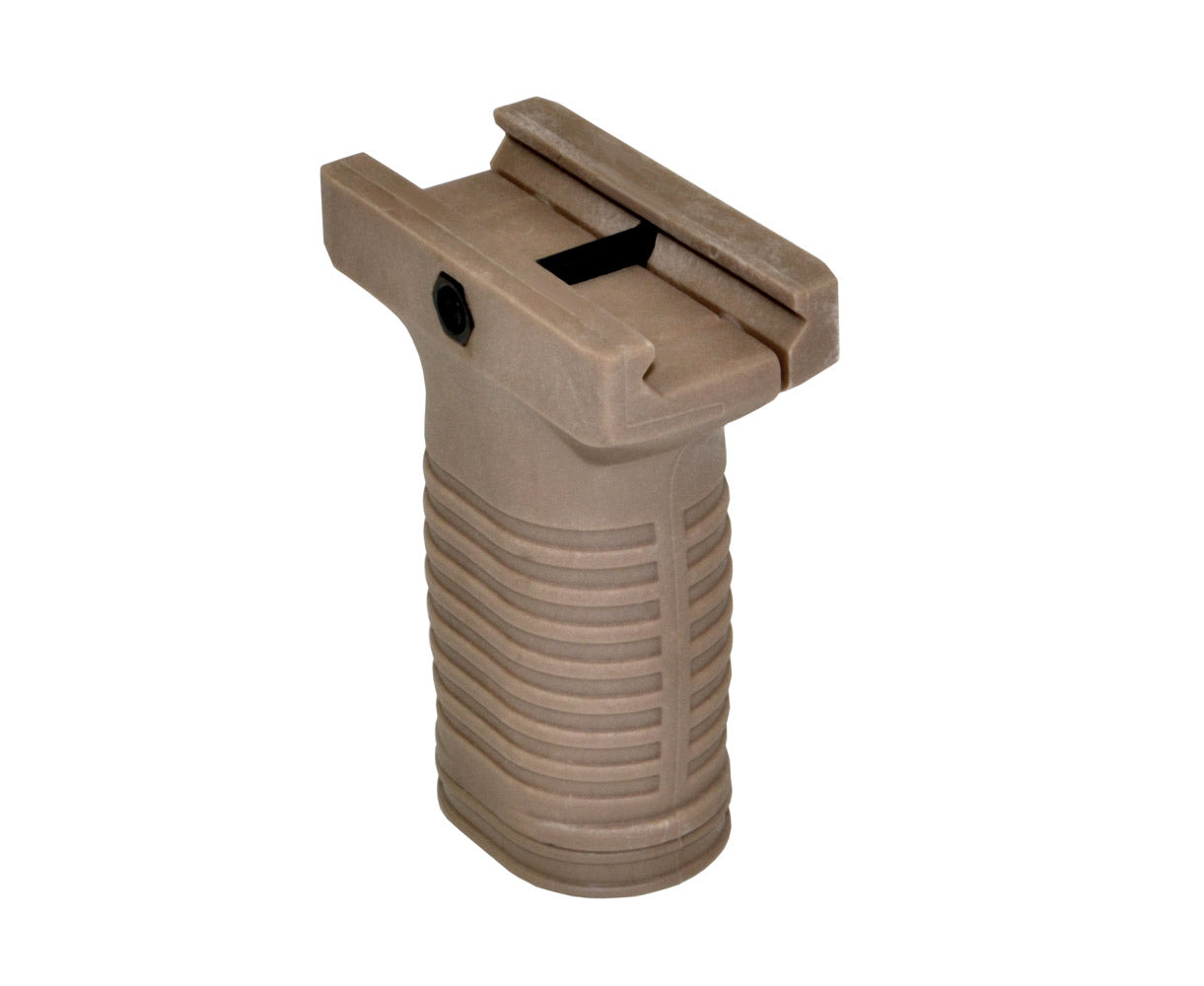 Fixed Polymer Stubby Picatinny Foregrip, Tan [GP23-T]