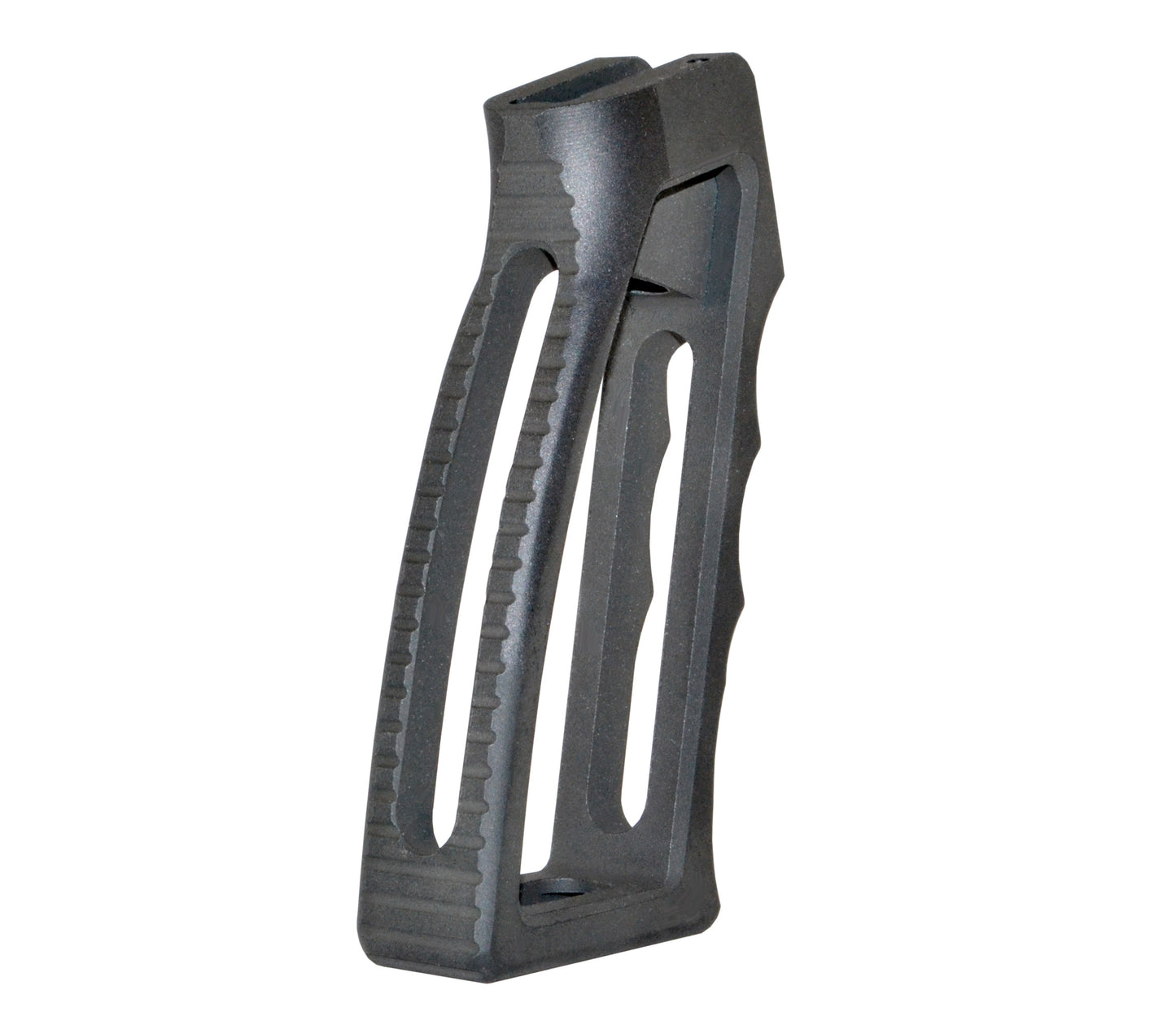 Skeletonized Rear Pistol Grip for 223/5.56/308, Black Anodized Aluminum [GP25]