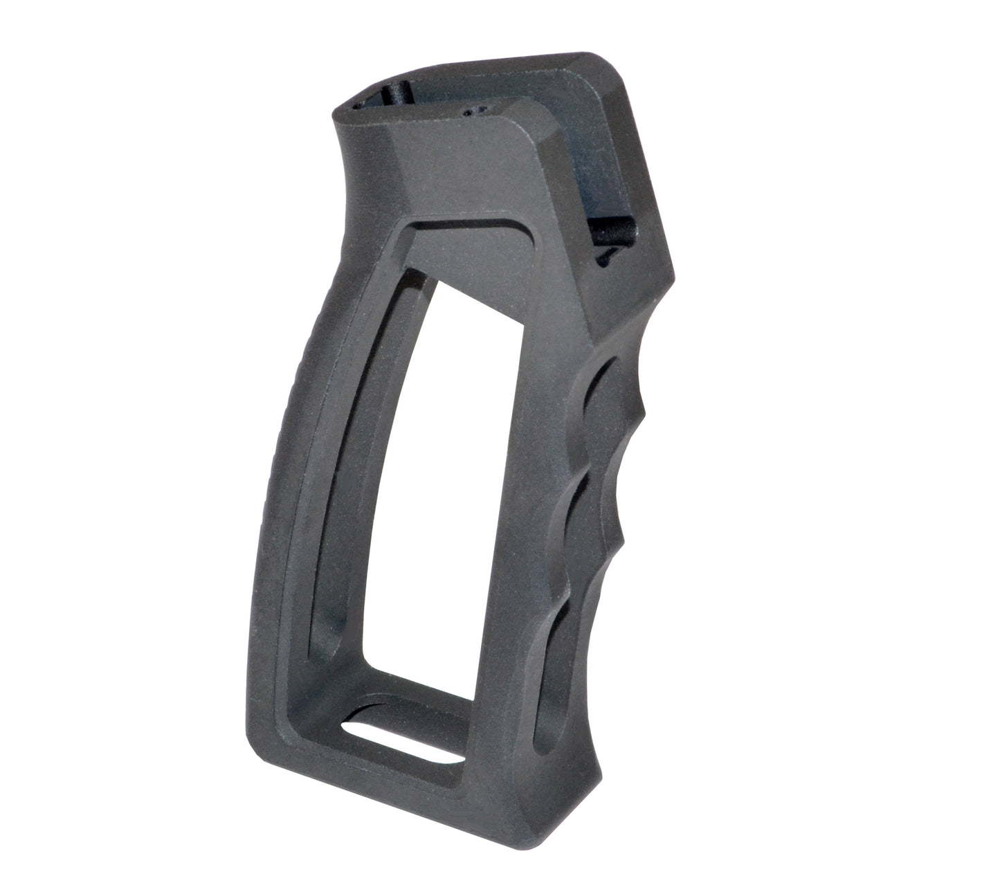Skeletonized Rear Pistol Grip for 223/5.56/308, Black Anodized Aluminum [GP25]