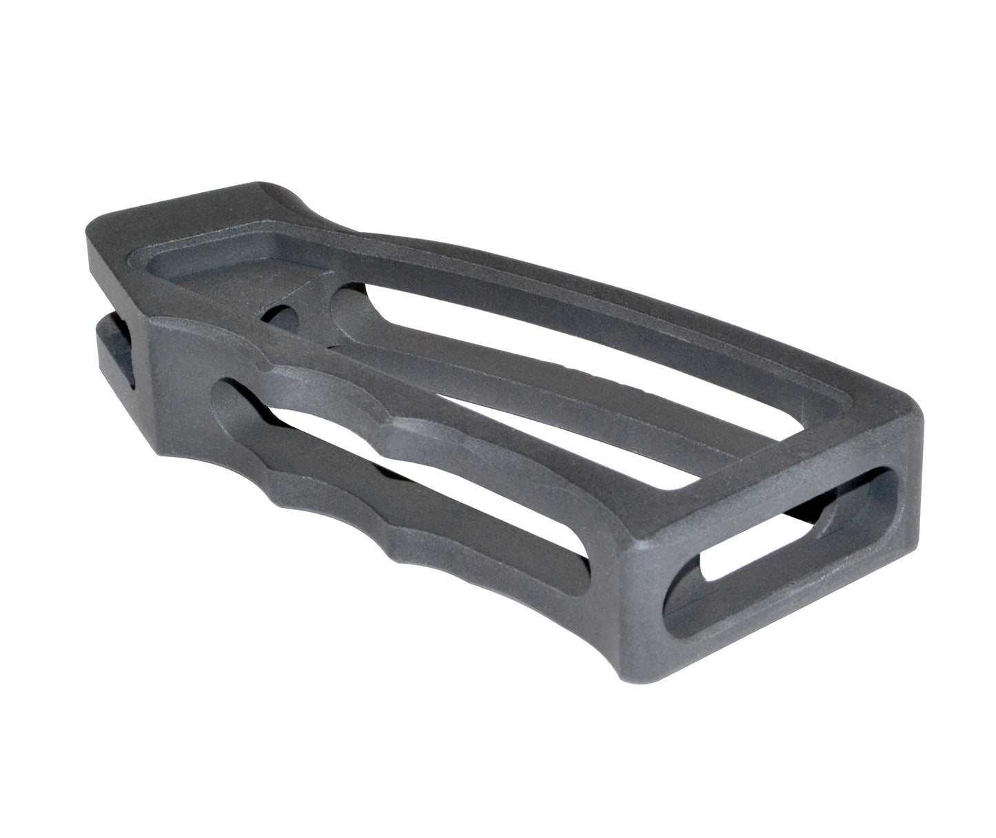Skeletonized Rear Pistol Grip for 223/5.56/308, Black Anodized Aluminum [GP25]
