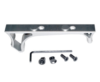 Lightweight Aluminum Hand Stop for KeyMod Slots, Silver [HSKM01-S]