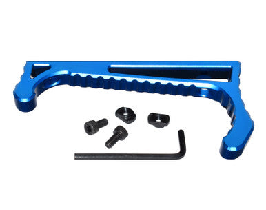 Lightweight Aluminum Hand Stop for M-LOK Rail, Blue [HSML02-B]